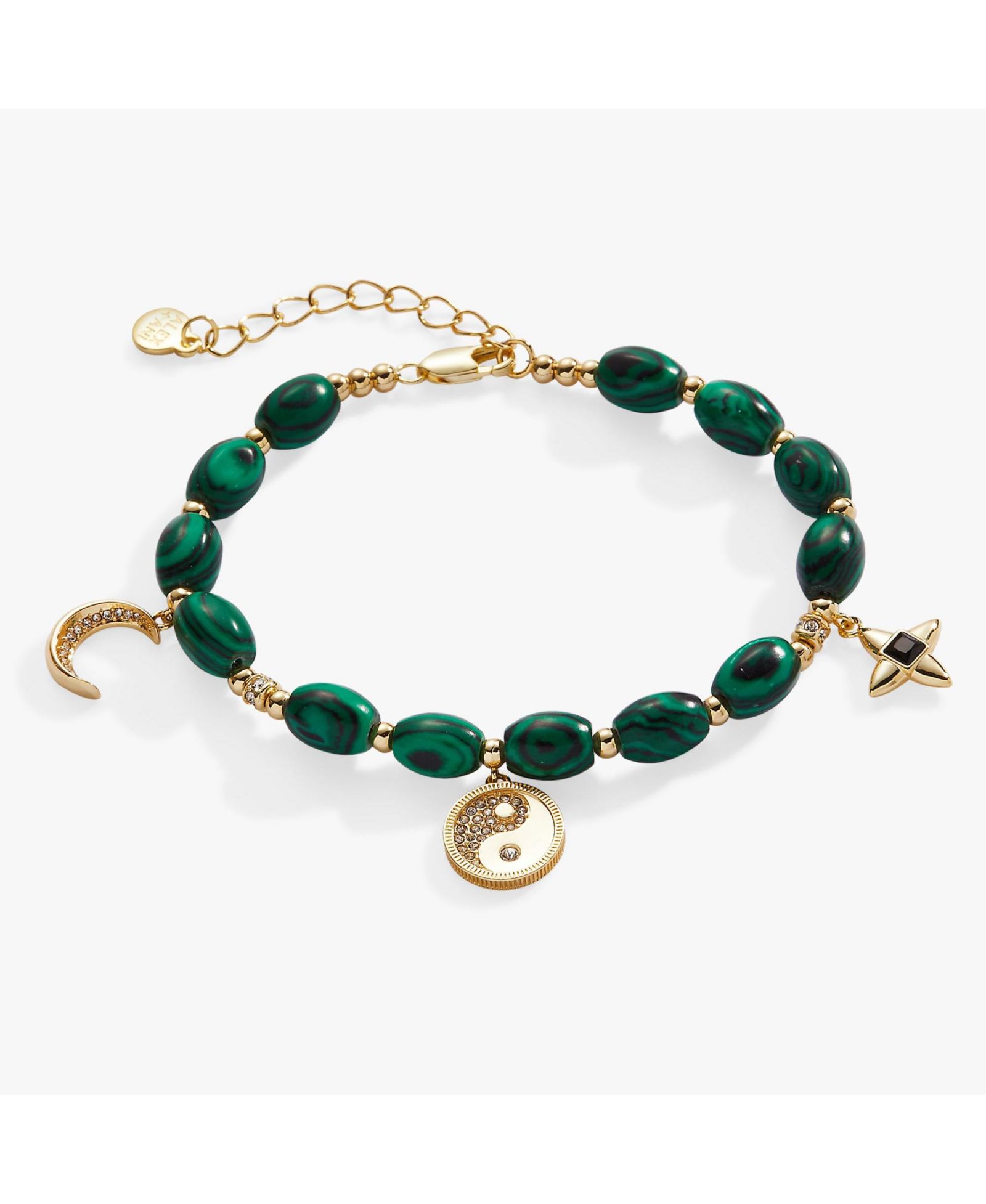 Malachite Fashion Charm Bracelet