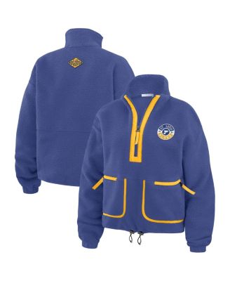 Женская флисовая куртка WEAR by Erin Andrews Blue St. Louis Blues с молнией