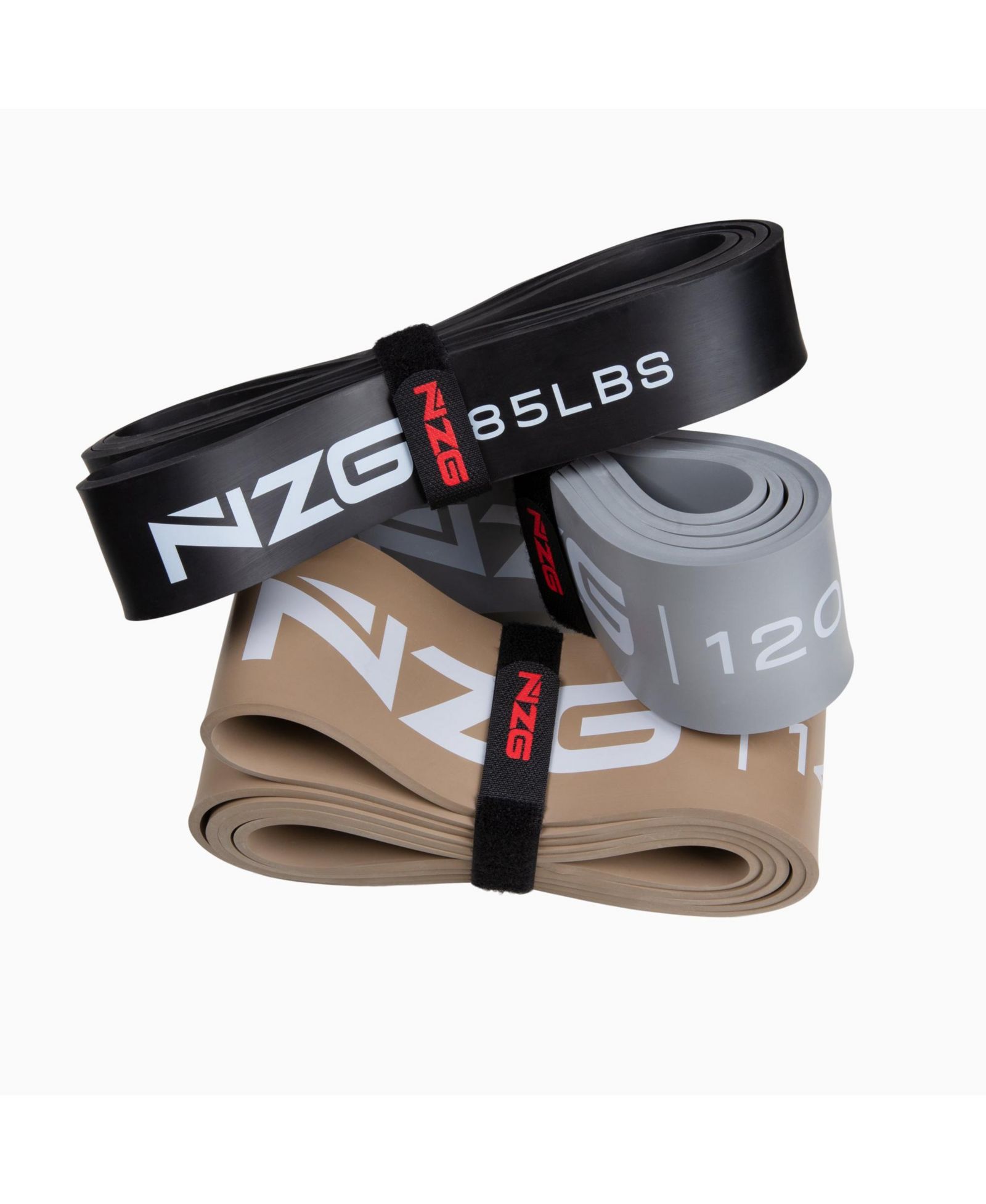 Набор эспандеров NonZero Gravity 100% Latex-Free Rubber Power Resistance Bands 3-Piece