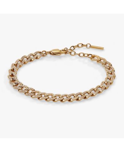 Alex and Ani Crystal Pave Curb Chain Bracelet