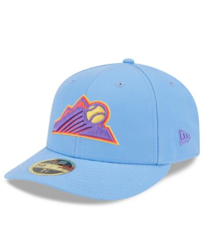 New Era Men's Light Blue Colorado Rockies 2025 City Connect Low Profile 59FIFTY Fitted Hat