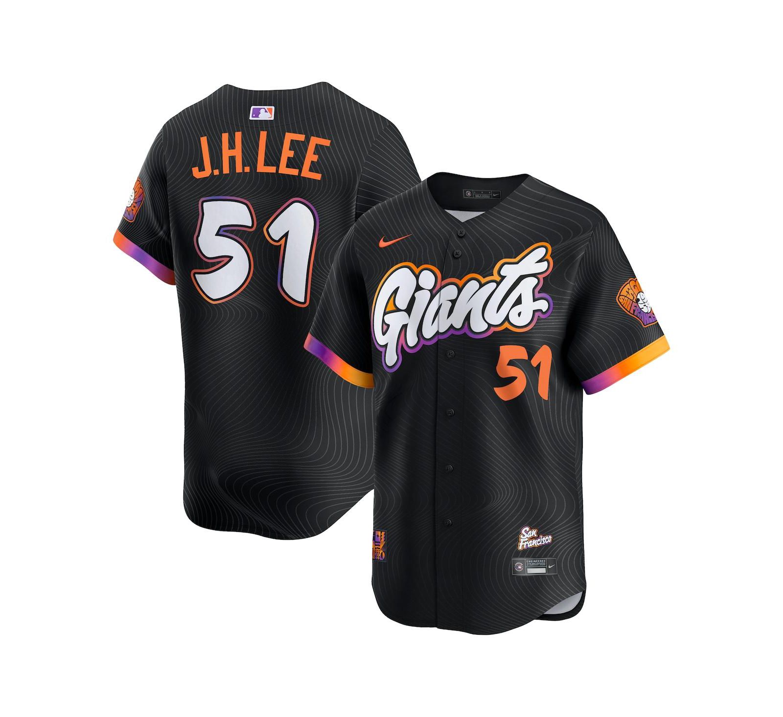 Мужская джерси Nike Black Jung Hoo Lee San Francisco Giants 2025 City Connect Limited