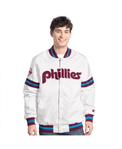 Мужская куртка Starter Philadelphia Phillies Cooperstown Scout Full-Snap Varsity