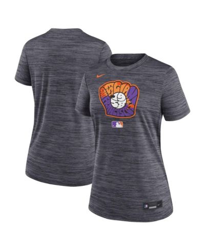 Женская футболка Nike Heather Black San Francisco Giants 2025 City Connect Authentic Collection Velocity Performance