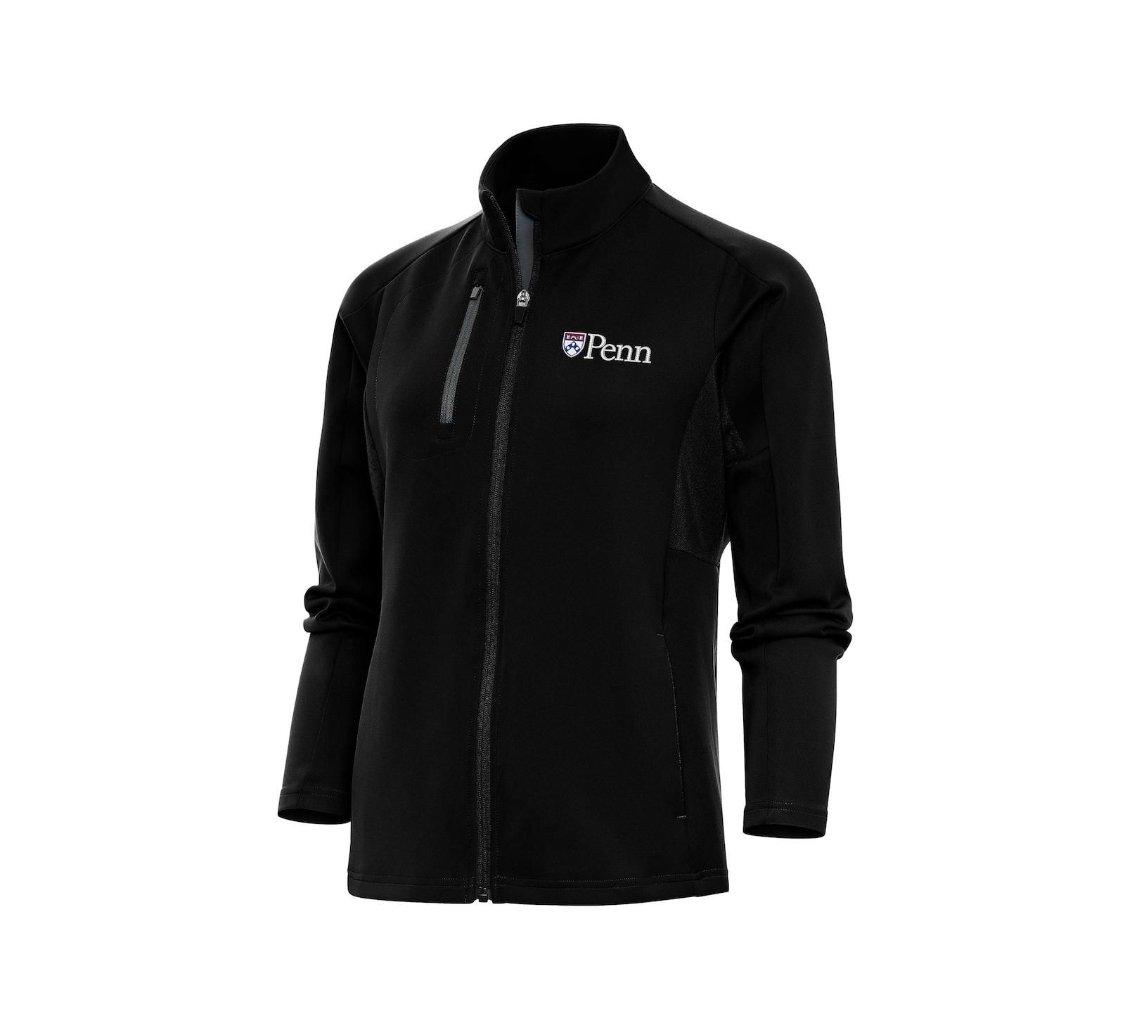 Antigua Women's Black Pennsylvania Quakers Generation Full-Zip Jacket