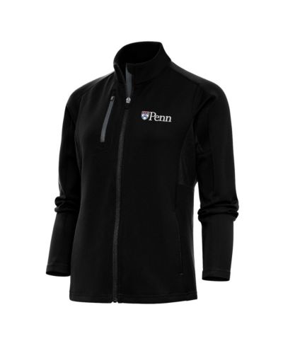 Antigua Women's Black Pennsylvania Quakers Generation Full-Zip Jacket