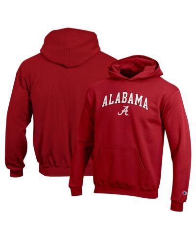 Champion худи для мальчиков и девочек Alabama Crimson Tide Campus, малиновое