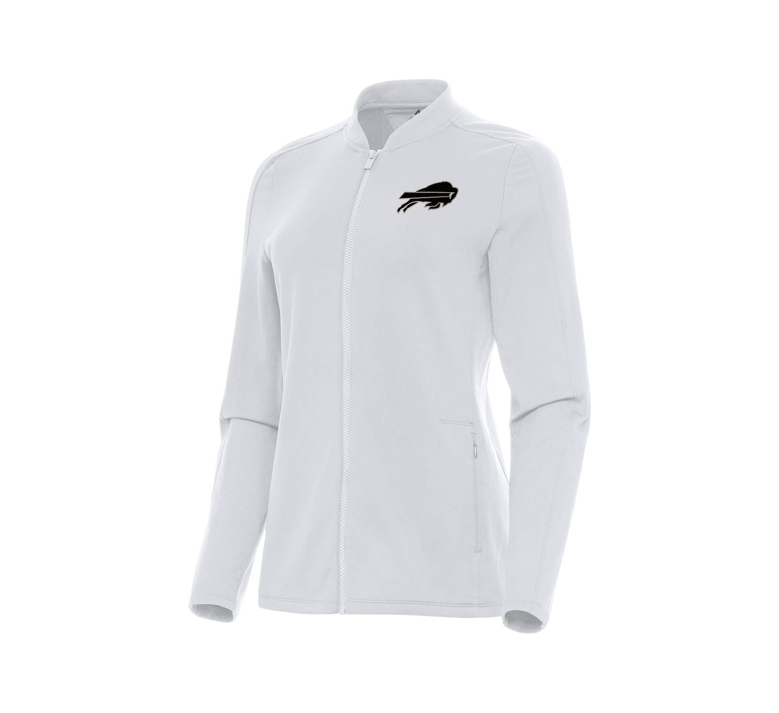 Женская куртка Antigua White Buffalo Bills Continual Full-Zip