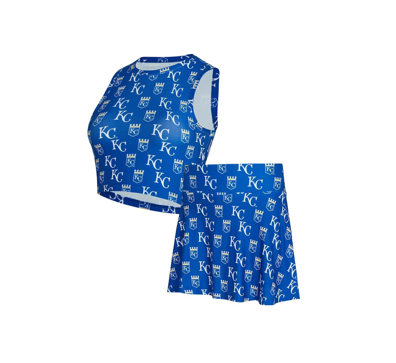 Concepts Sport Women's 2-Piece Royal Kansas City Royals Knit Tank Top and Skort Set