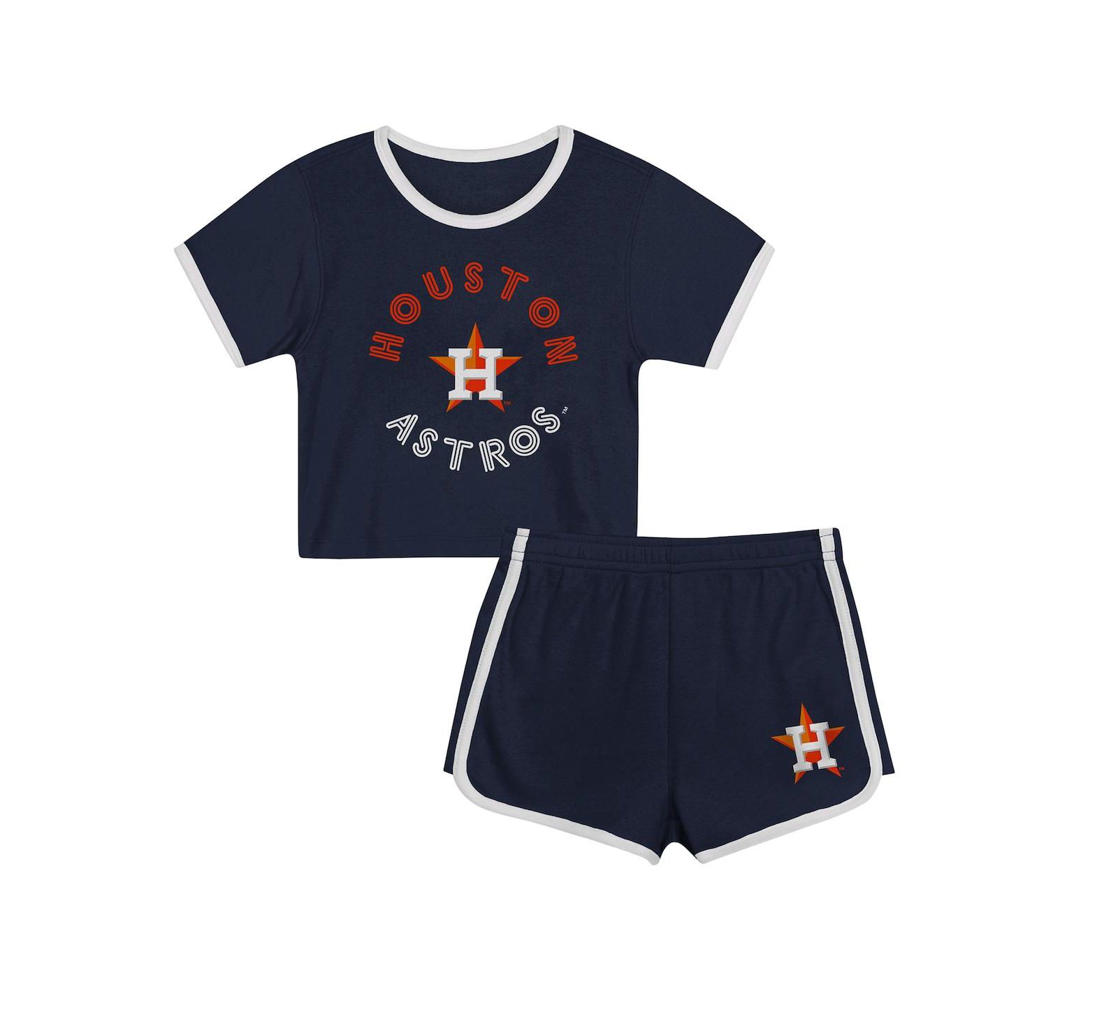 Комплект из 2-х предметов Outerstuff Toddler Navy Houston Astros T-Shirt и Shorts