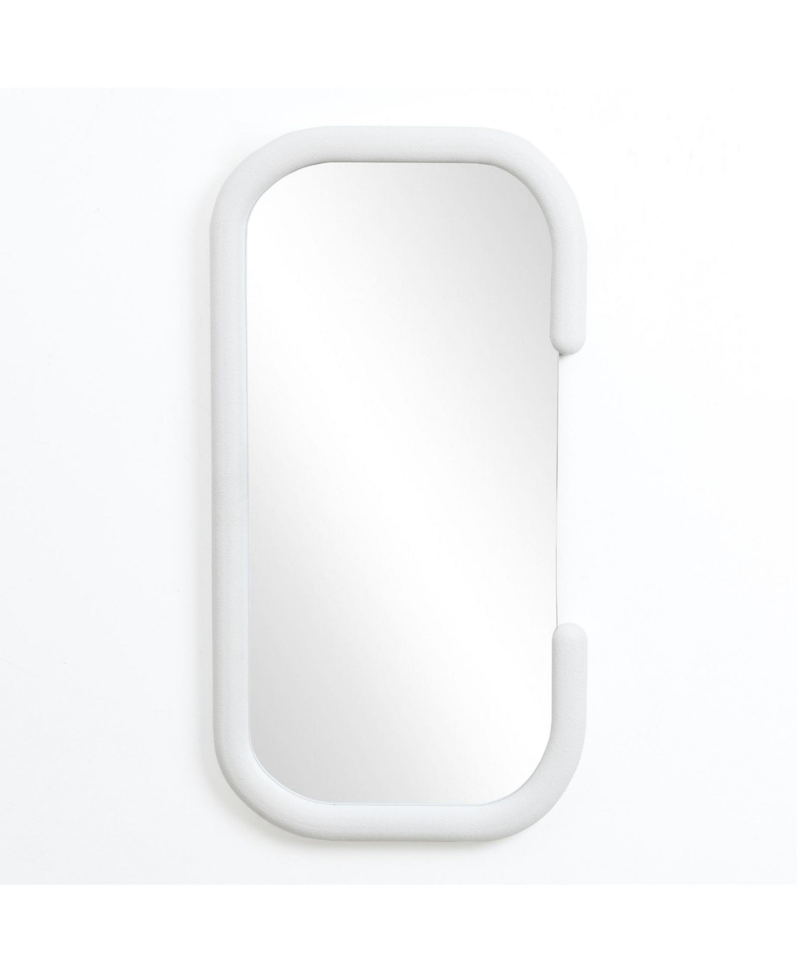 LuxenHome White C-Frame Accent and Vanity Wall Mirror