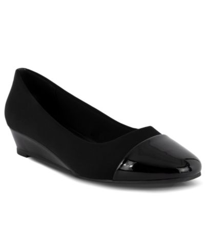 Jones New York Women's Junelle Cap Toe Wedge Flats