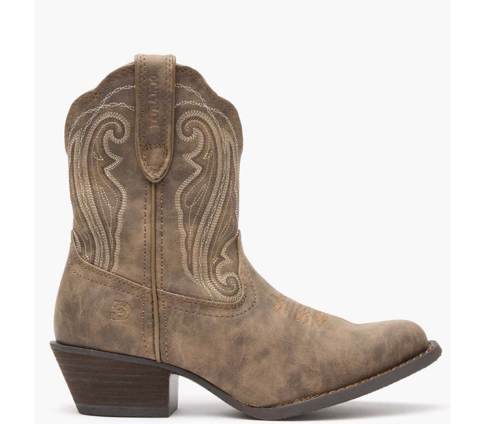 Crush by Durango Women's Distressed Shortie Western Boot