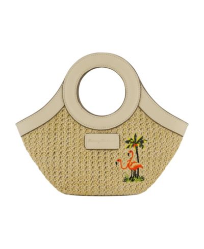 Tommy Bahama мини-сумка с вышивкой Flamingo
