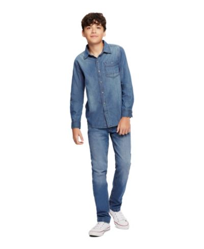 Рубашка Tommy Hilfiger Big Boys Max Denim Button-Front