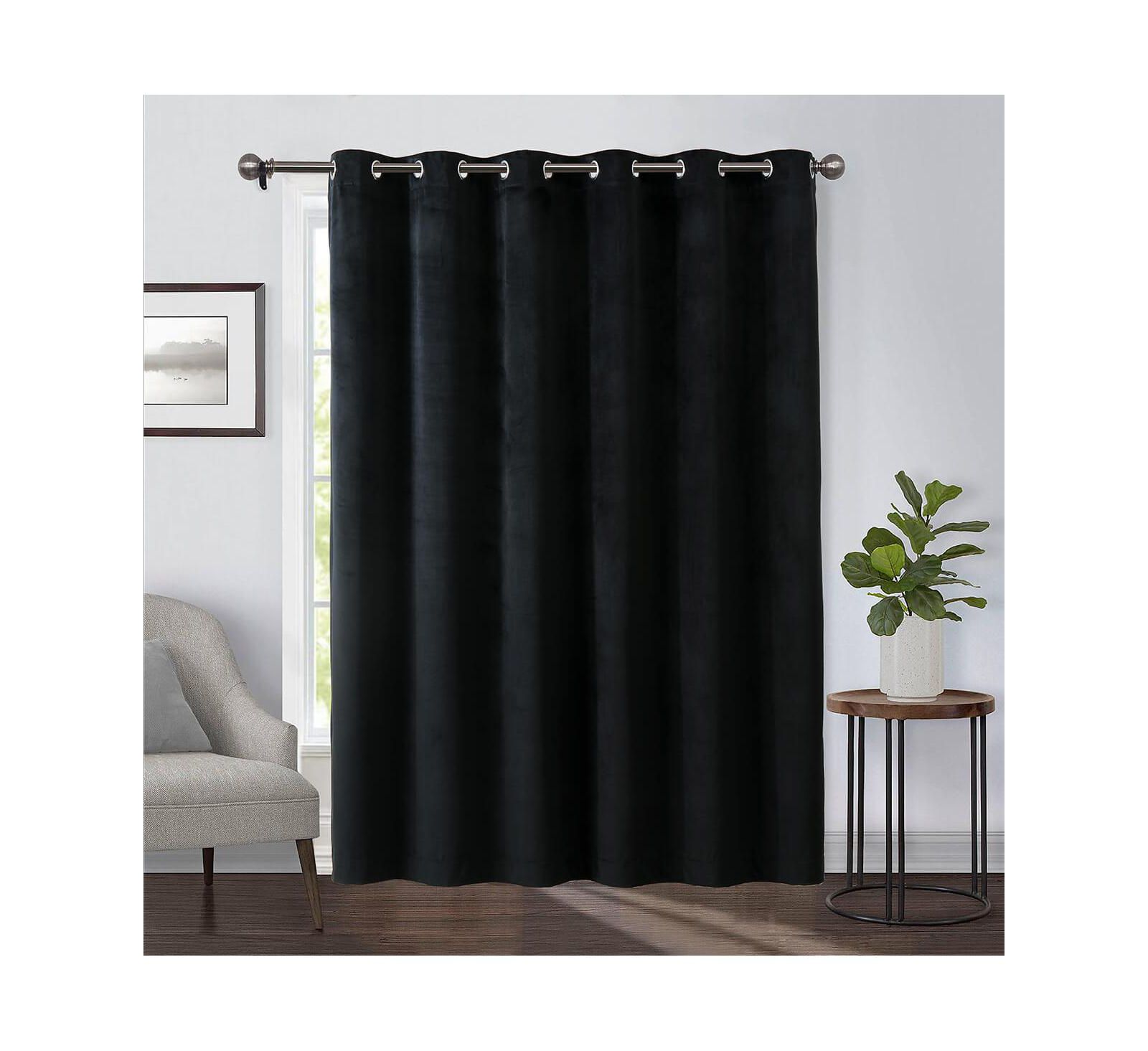 Egyptian Linens тяжелые бархатные шторы широкой ширины 84-Inches с люверсами