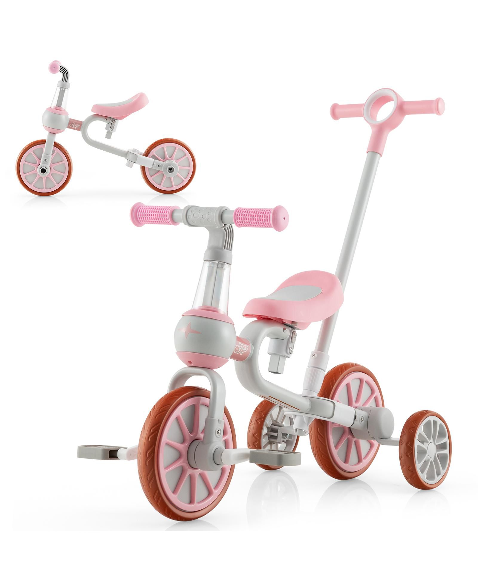 Детский трехколесный велосипед Mecale 4-in-1
