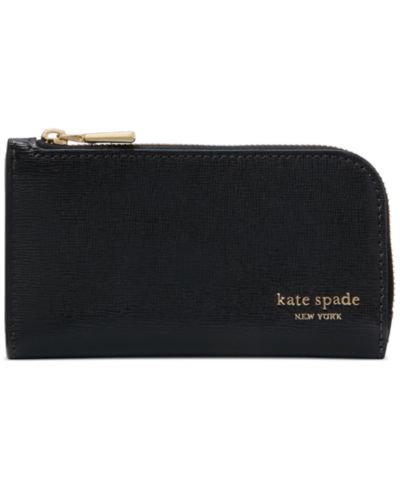 kate spade new york кошелек Devin Small Saffiano Leather Slim Bifold