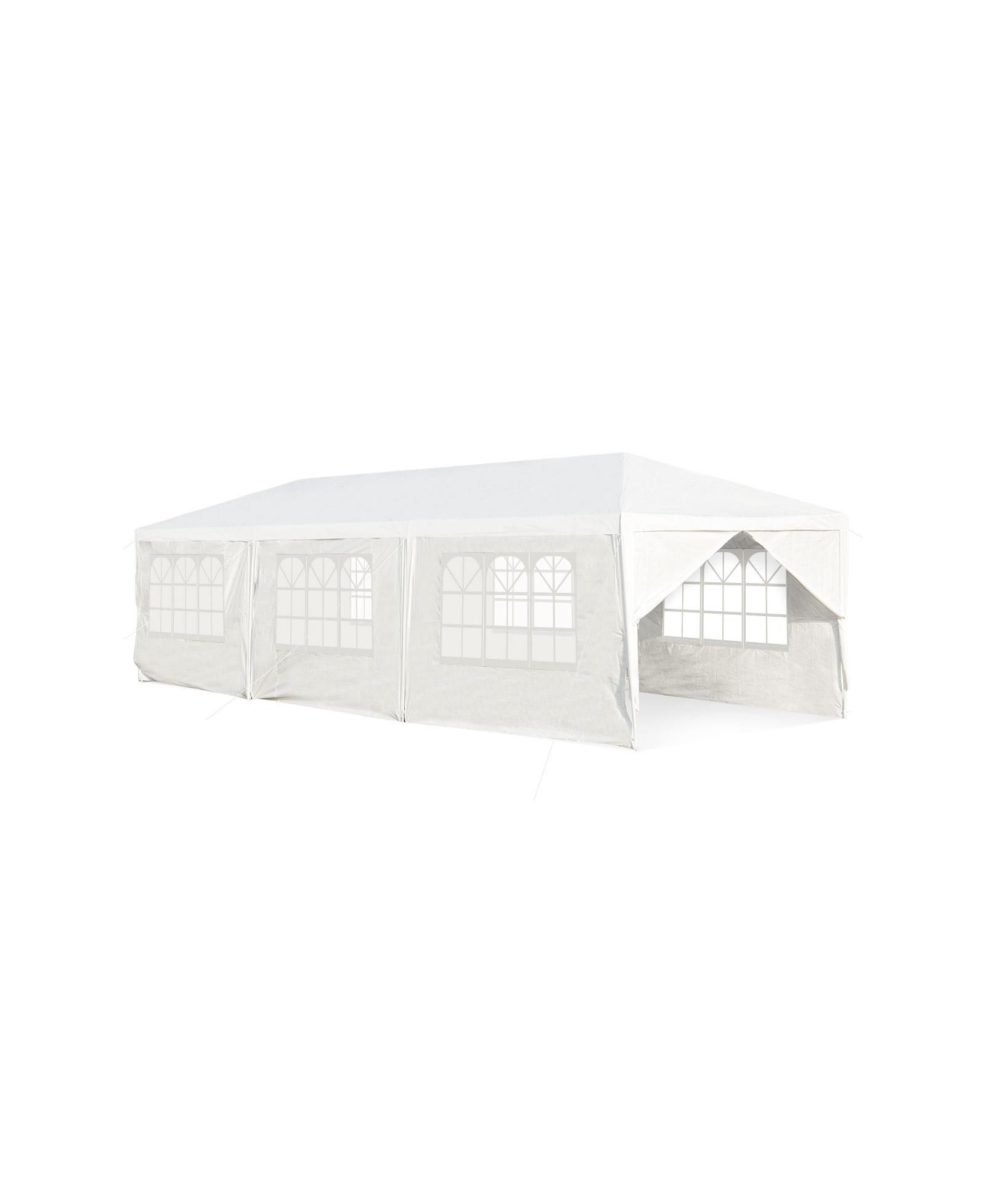 10 x 30 Feet Outdoor Canopy Tent with 6 Removable Sidewalls and 2 Doorways