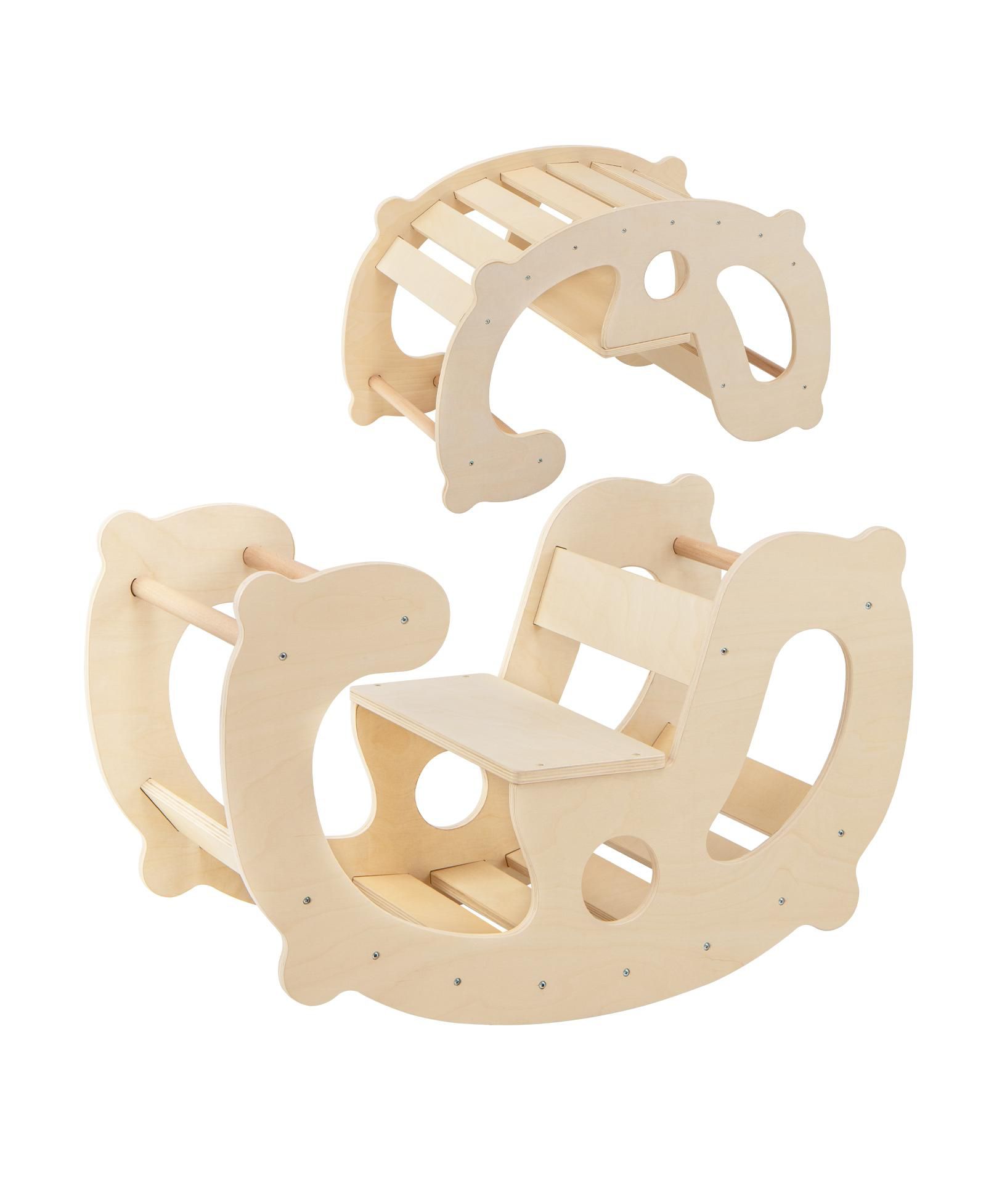 Детский игровой комплекс 2-в-1 Rocking Horse Arch с аркой для лазания