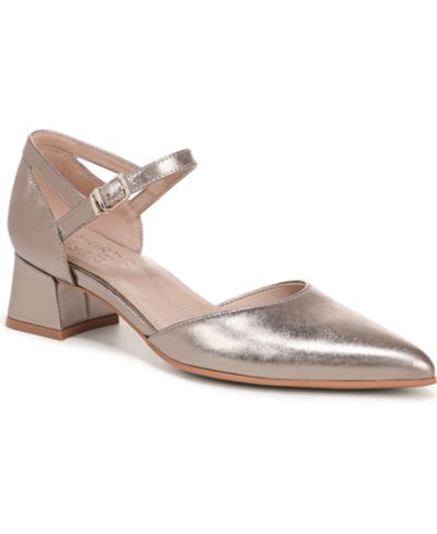 Pewter Metallic Leather