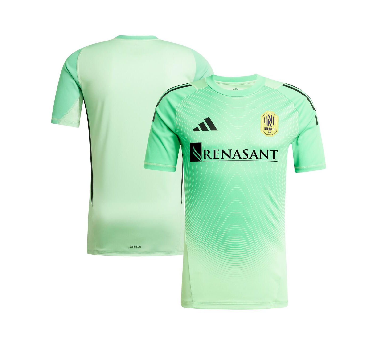 Мужская джерси Adidas Nashville SC 2025 Goalkeeper Green