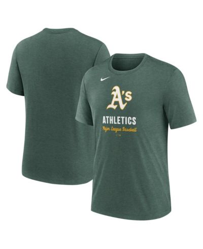 Мужская футболка Nike Athletics Logo Tri-Blend Heather Green