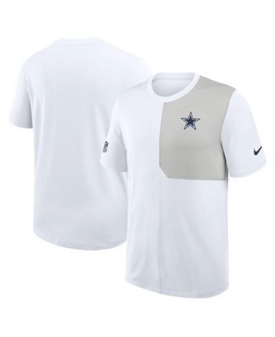 Мужская футболка Nike Dallas Cowboys Sideline UV Performance Coach White