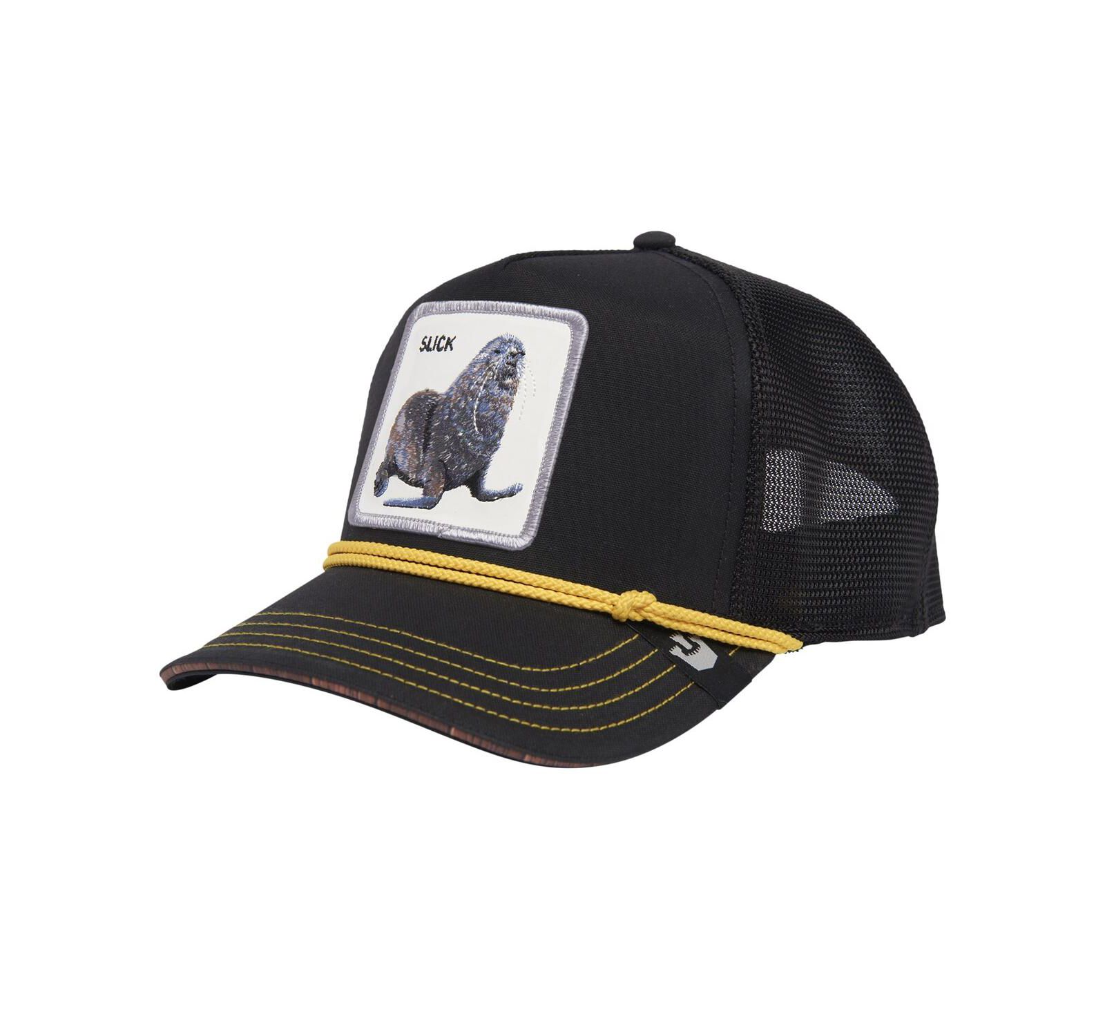 Goorin Bros. Men's Black Seal of Approval Trucker Adjustable Hat