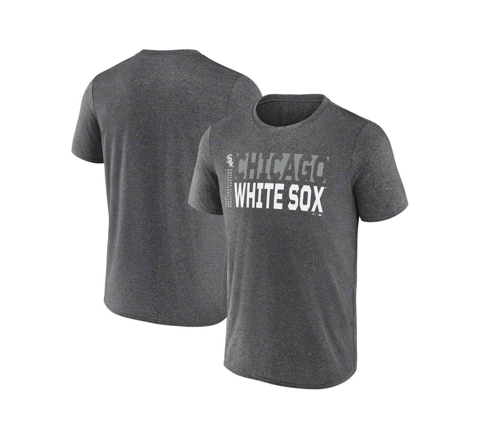 Футболка Fanatics Men's Heather Charcoal Chicago White Sox Fundamentals
