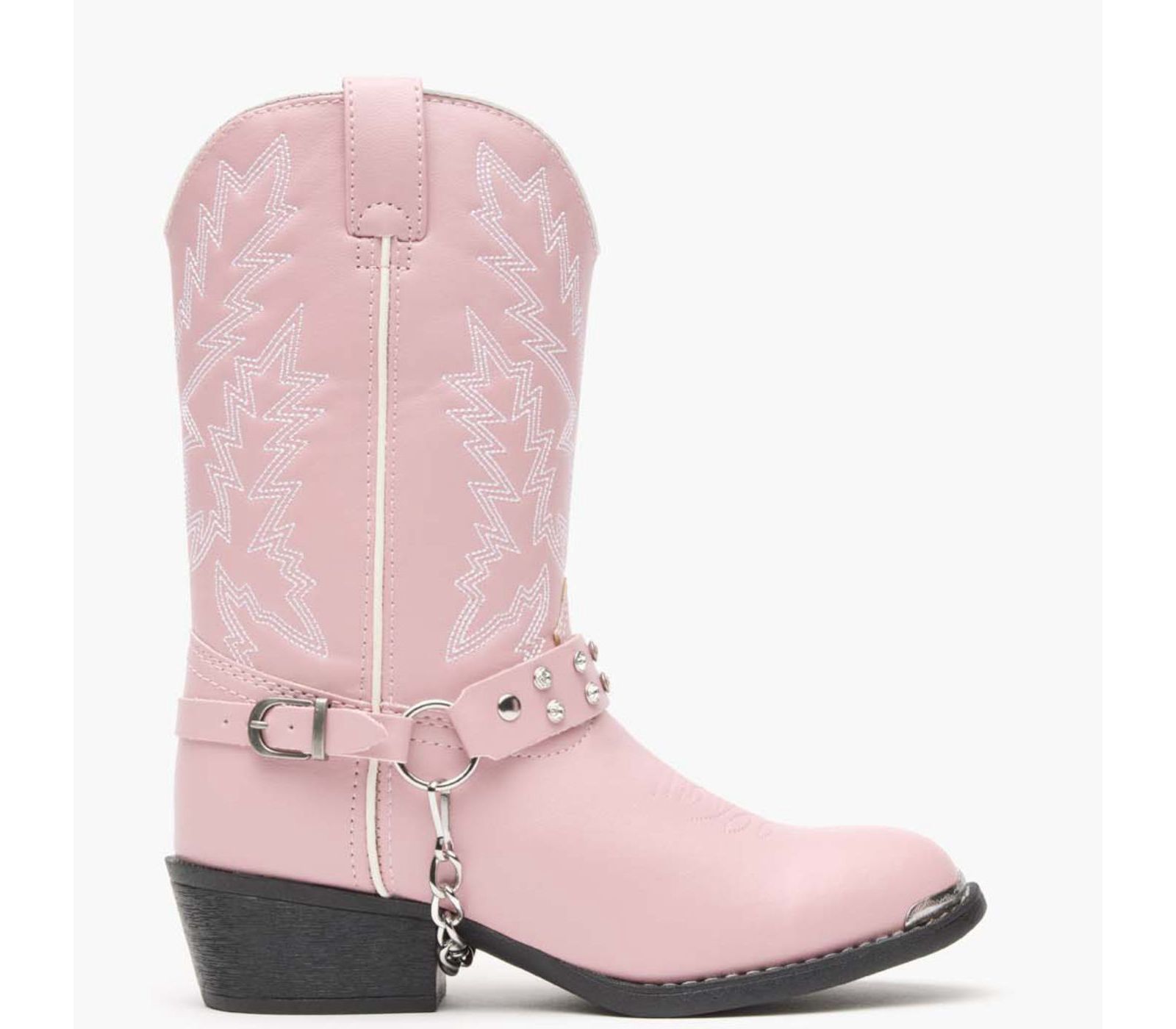 Durango Lil' Big Kid Pink Rhinestone Western Boot