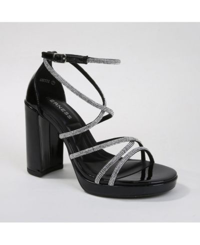 Босоножки на платформе Gretta Rhinestone Strappy Heels