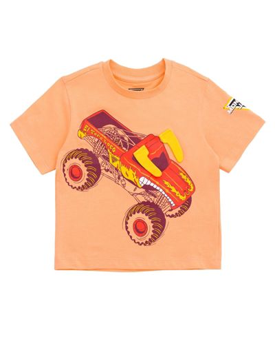 Monster Jam Toddler Boys 3D Novelty Short Sleeve T-Shirt