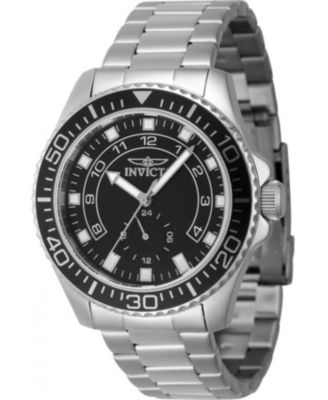 Invicta Men's 47125 Pro Diver Quartz Multifunction Black Dial Watch