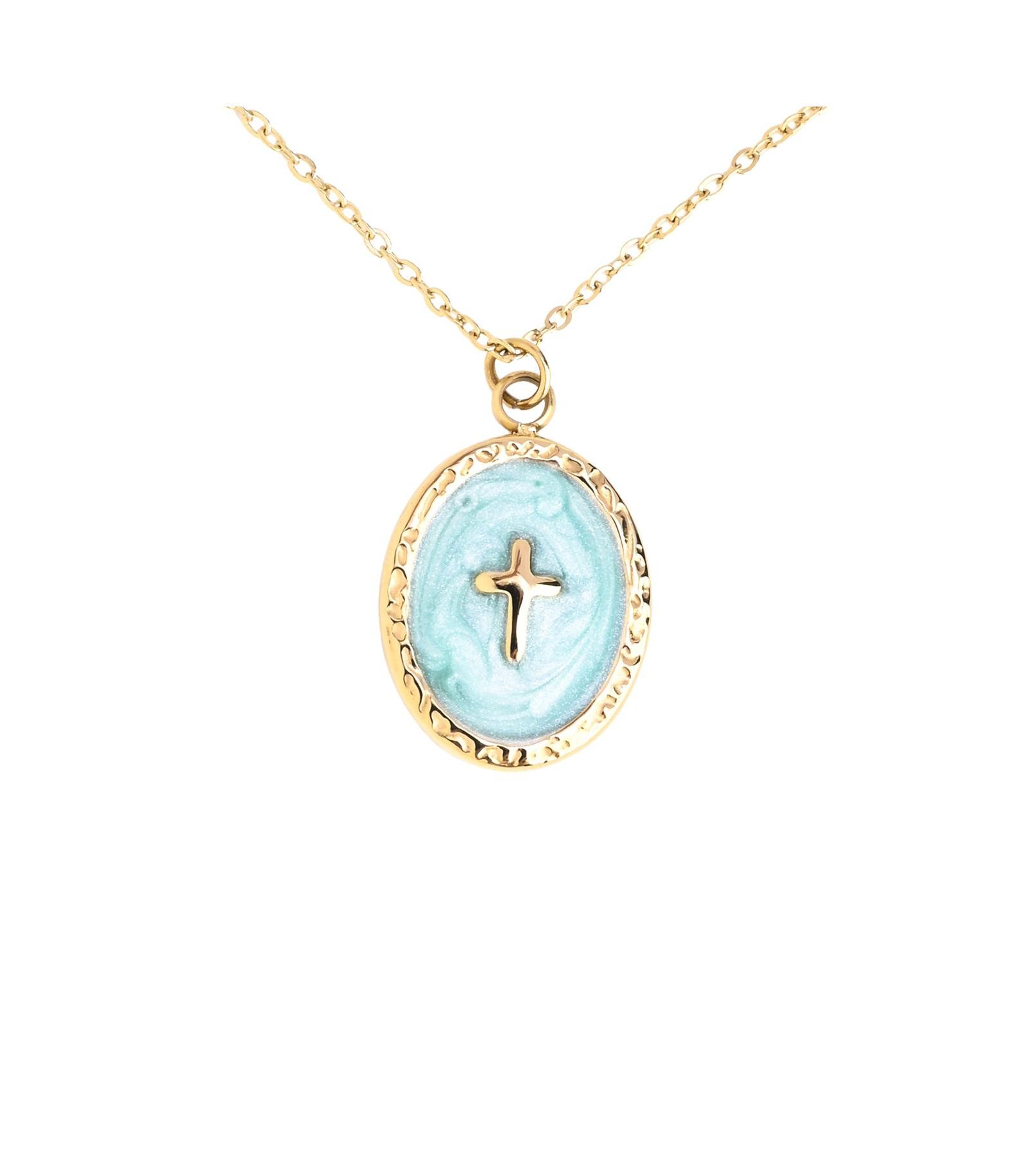 Starfish Project кулон Cross Pendant в цвете Mint