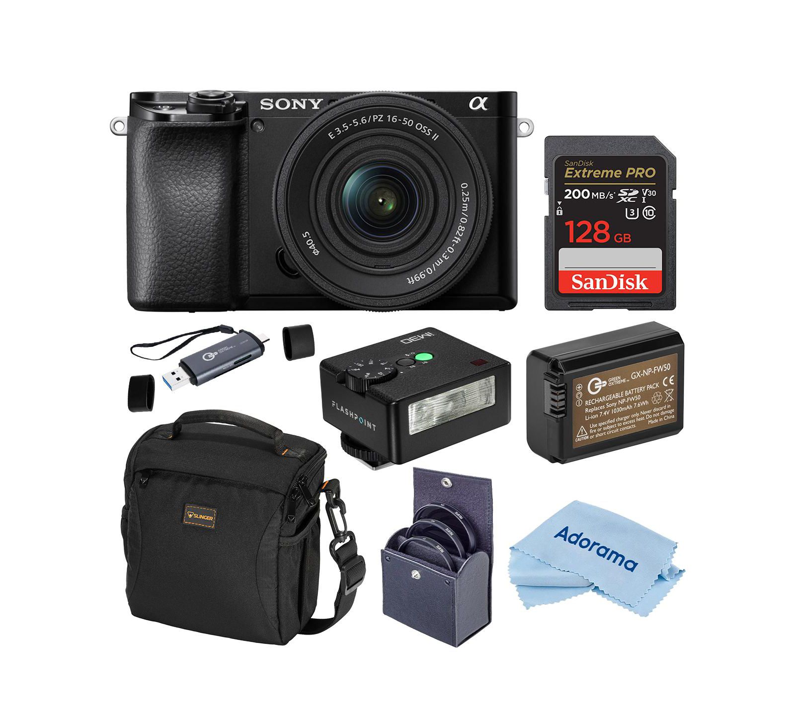 Sony Alpha a6100 24.2MP APS-C 4K Video Mirrorless Camera