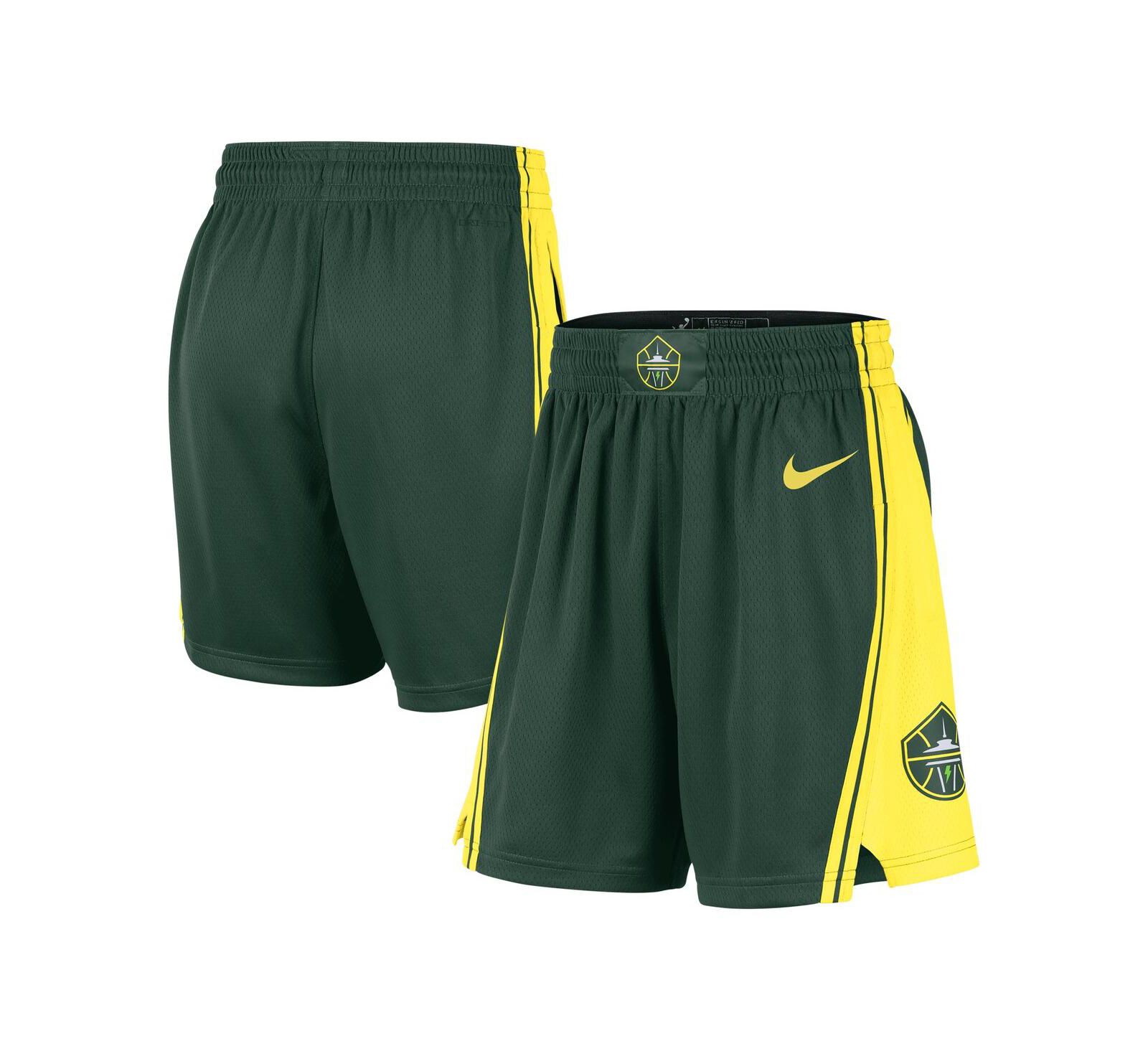 Nike Women's Green Seattle Storm On-Court Victory Performance Shorts