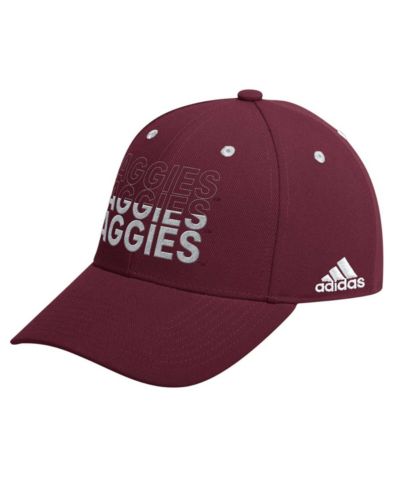 Adidas Мужская бейсболка Texas A&M Aggies, бордовая