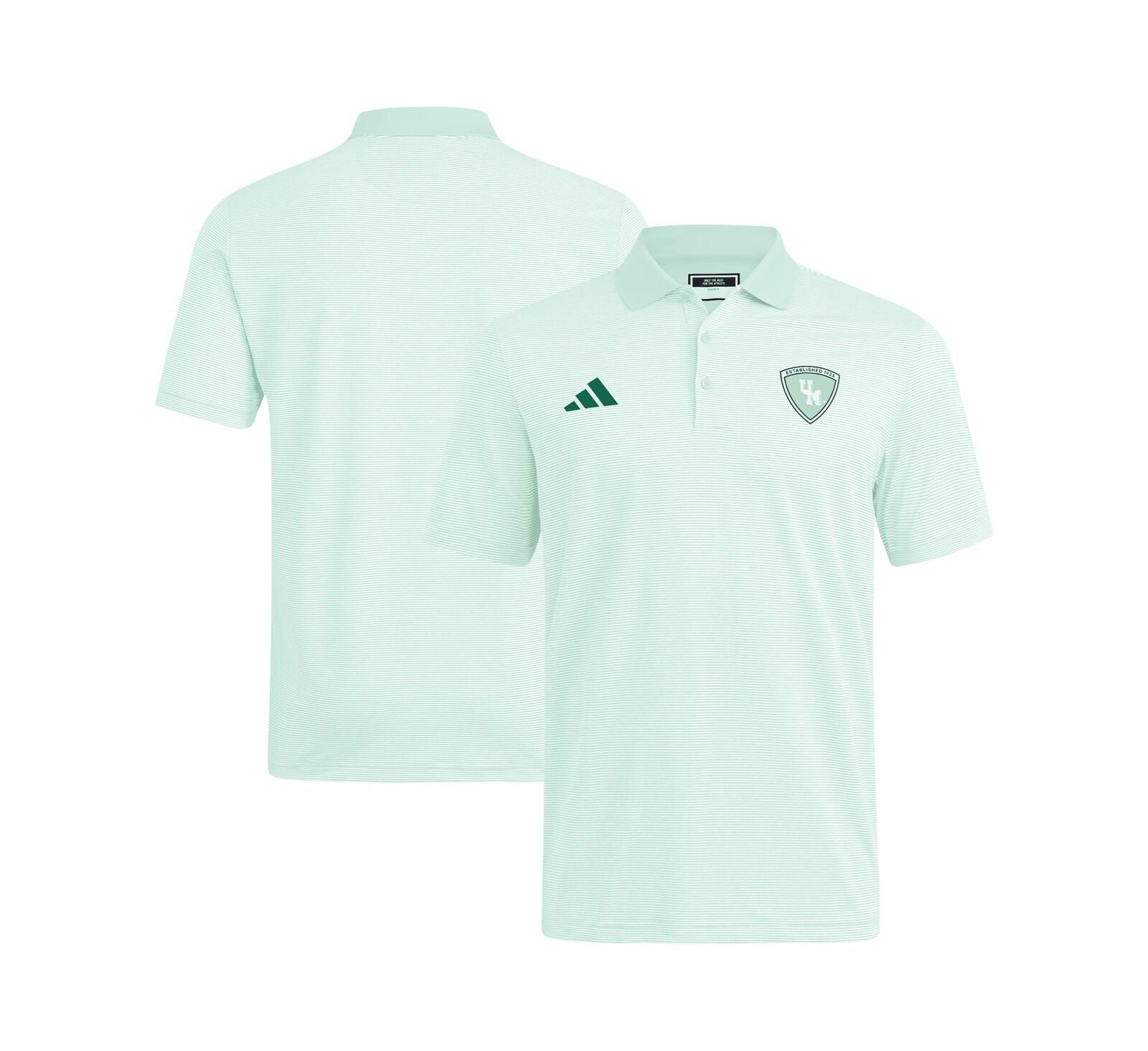 Мужская рубашка-поло Adidas Ultimate 365, зеленая Miami Hurricanes