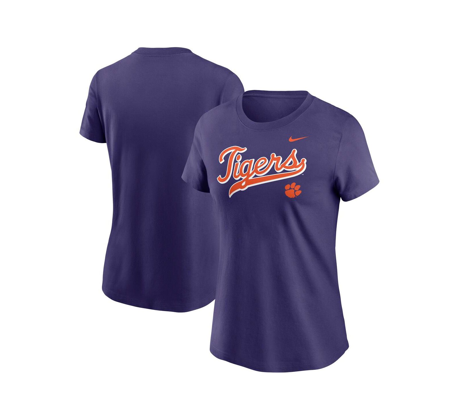 Nike Women's Purple Clemson Tigers Local Script T-Shirt