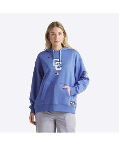 Nike Women's Blue Washington Nationals 2025 City Connect Authentic Collection Performance Pullover Hoodie