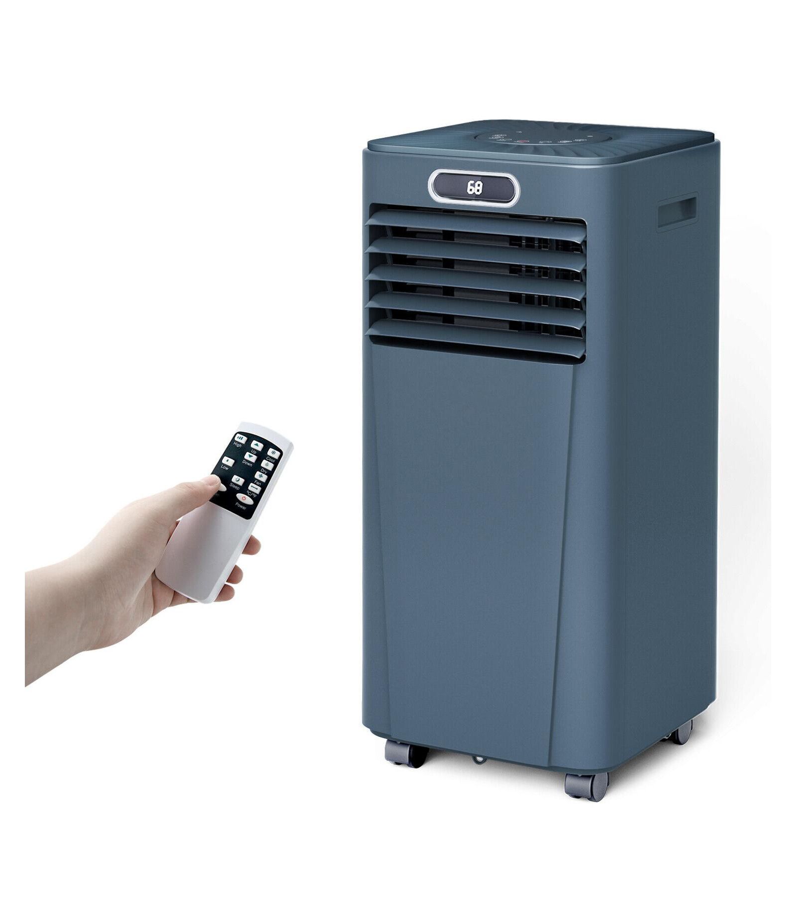 Портативный кондиционер 3-в-1 8000 BTU (Ashrae) с пультом управления