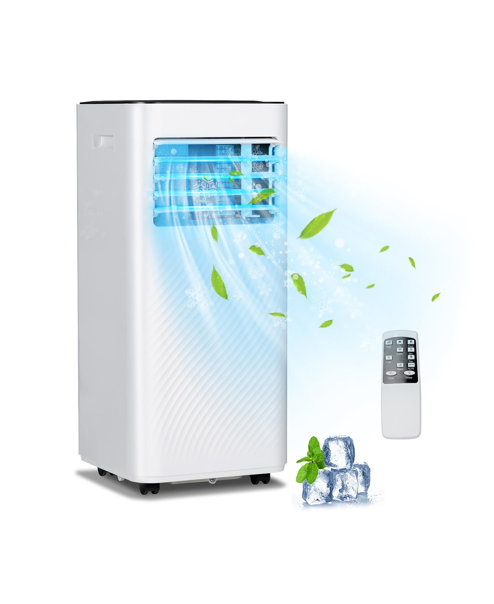 8000 BTU Portable Air Conditioner with Remote Control
