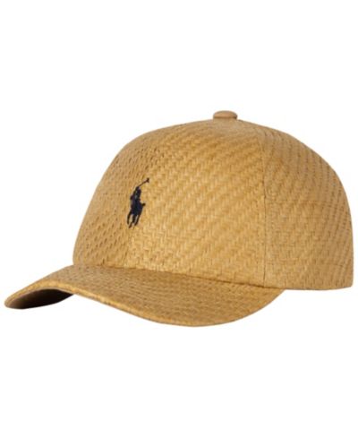Мужская соломенная бейсболка Polo Ralph Lauren