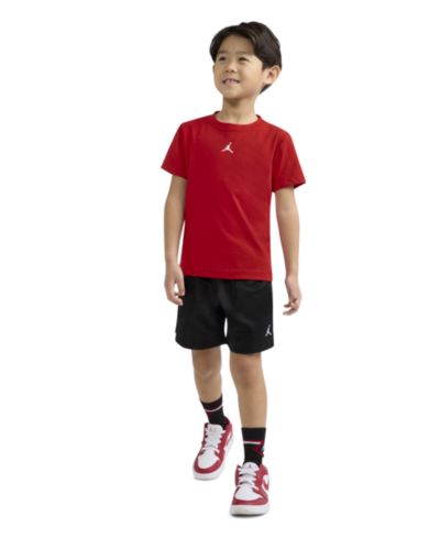 Jordan Детский комплект: футболка Jordan Dri-FIT и сетчатые шорты, 2-х предметный набор