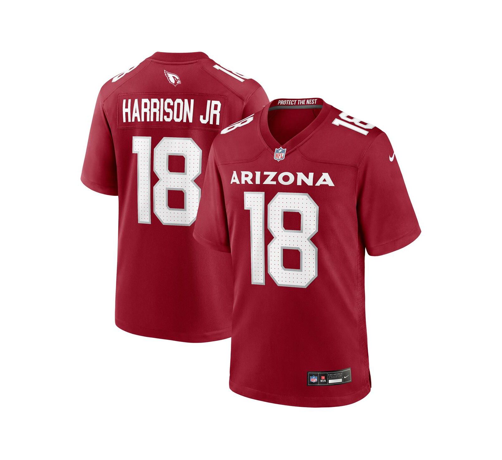 Nike Men's Marvin Harrison Jr. Cardinal Arizona Cardinals Player Game Jersey