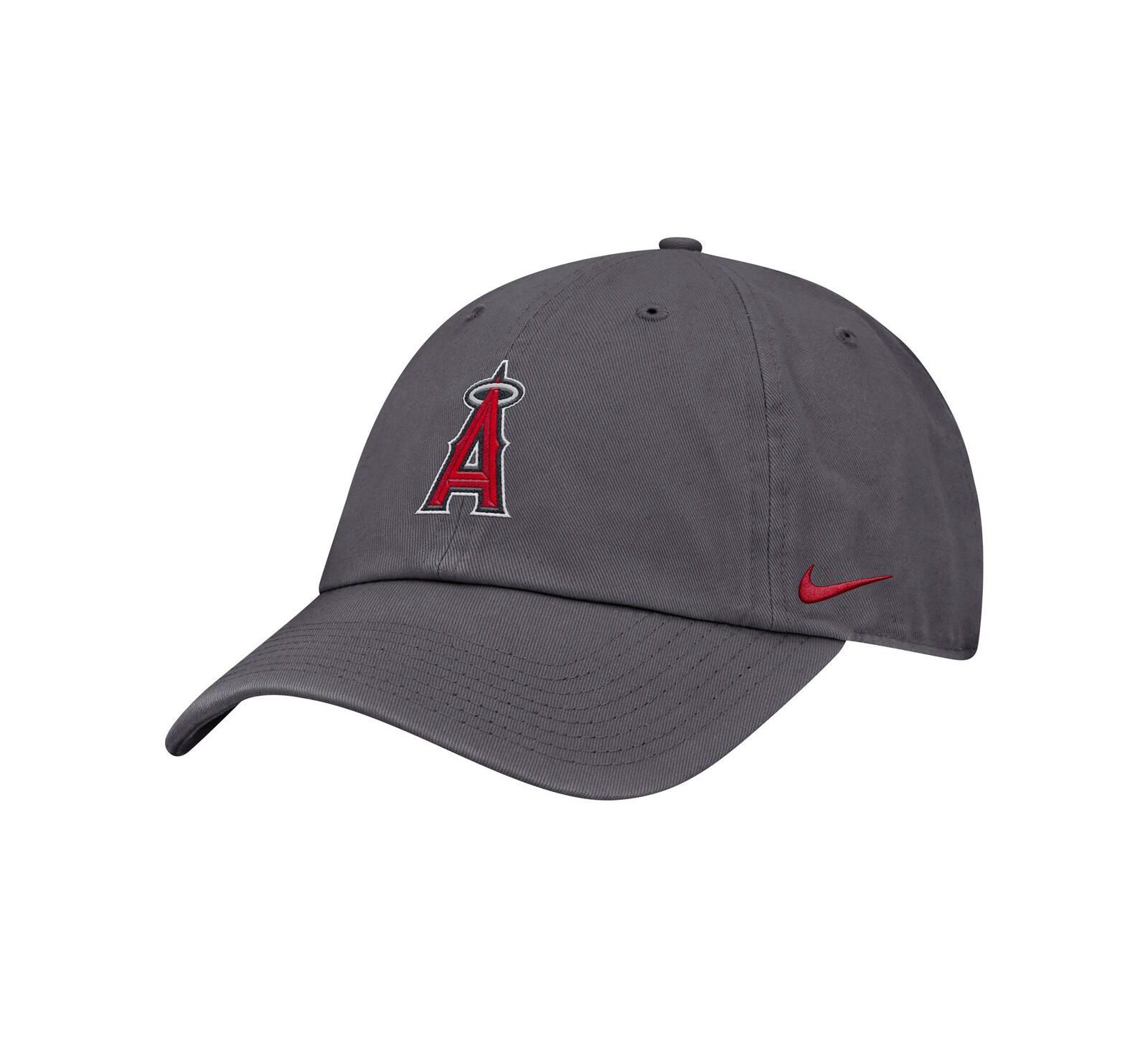 Nike Men's Gray Los Angeles Angels Club Adjustable Hat