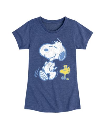Hybrid Apparel Детская футболка Peanuts Snoopy Woodstock Walk Graphic