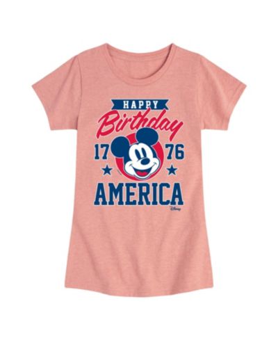 Футболка Hybrid Apparel Big Girls Disney Mickey Happy Birthday