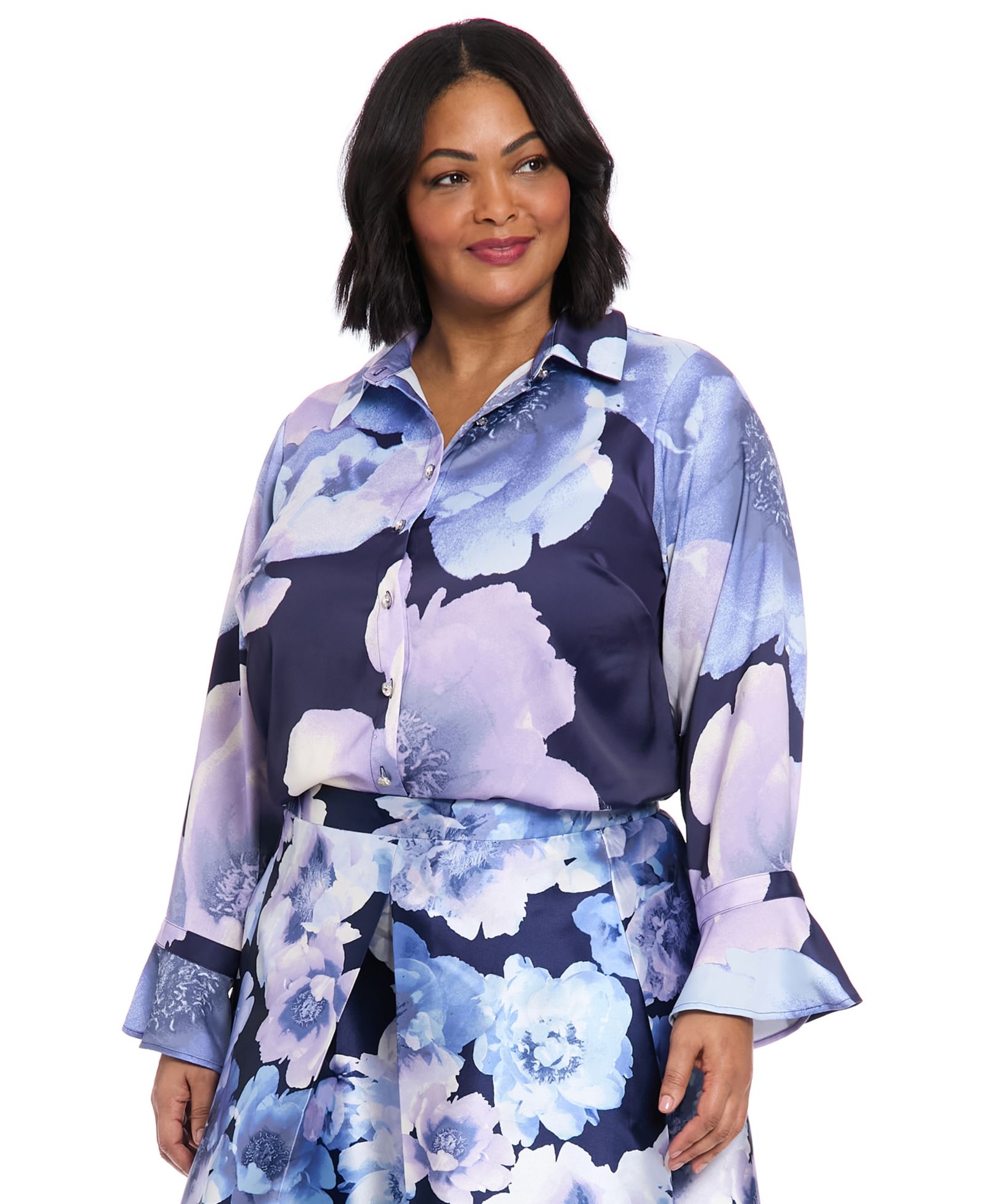 Топ Muse Plus Size Floral-Print